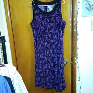 🌟 💖 Fun & Pretty Black & Purple Dress 💖 🌟
